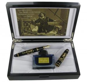 DUKE 995F NICOLAUS COPERNICUS PIÓRO W OPAKOWANIU DREWNIANYM ATRAMENT